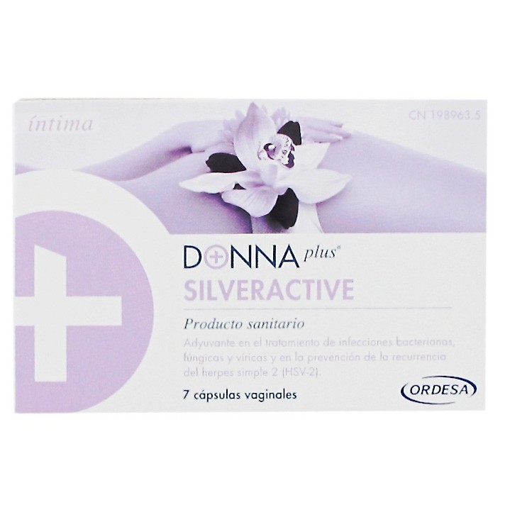 Donna Plus silveractive cápsulas vaginales 7cápsulas